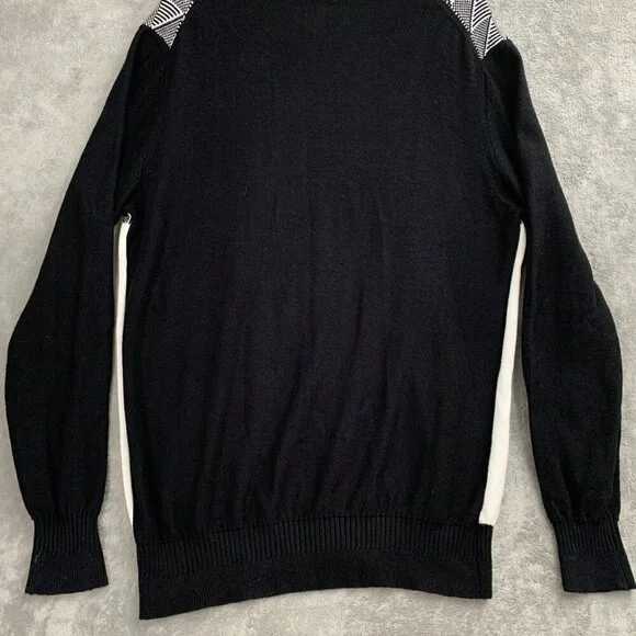 Sean John Jacket Mens XL Jacquard Zip-Up Cardigan Sweater Casual Preppy Knit - Picture 11 of 11